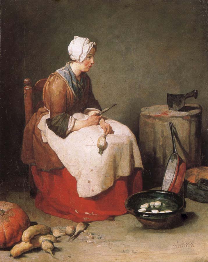 Jean Baptiste Simeon Chardin The Rubenputzerin